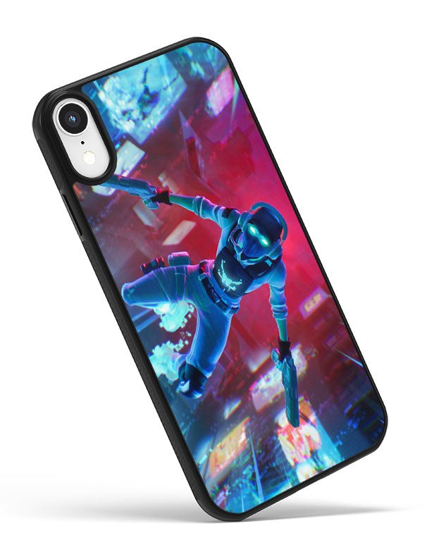 Coque iPhone Fortnite Velocity Néon 