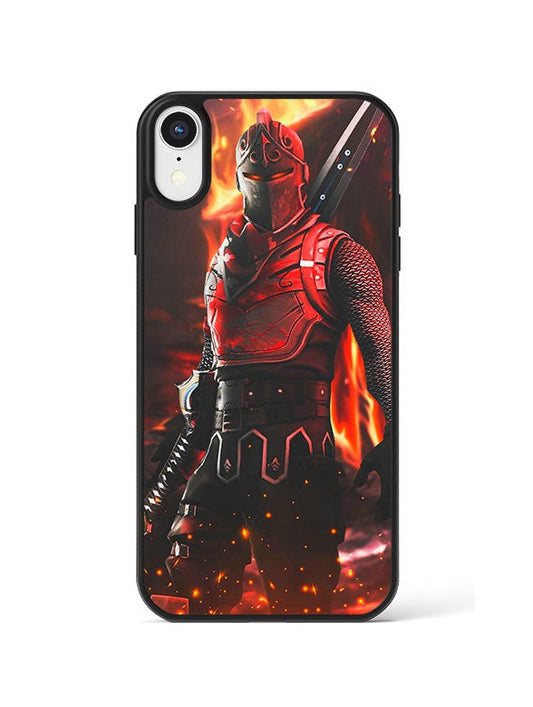 Coque iPhone Fortnite Chevalier Noir