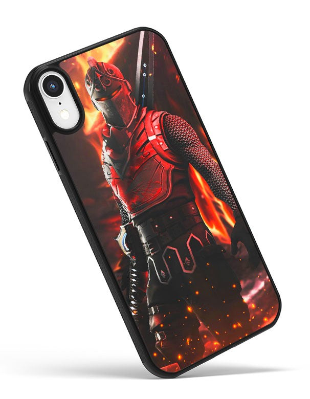 Coque iPhone Fortnite Chevalier Noir