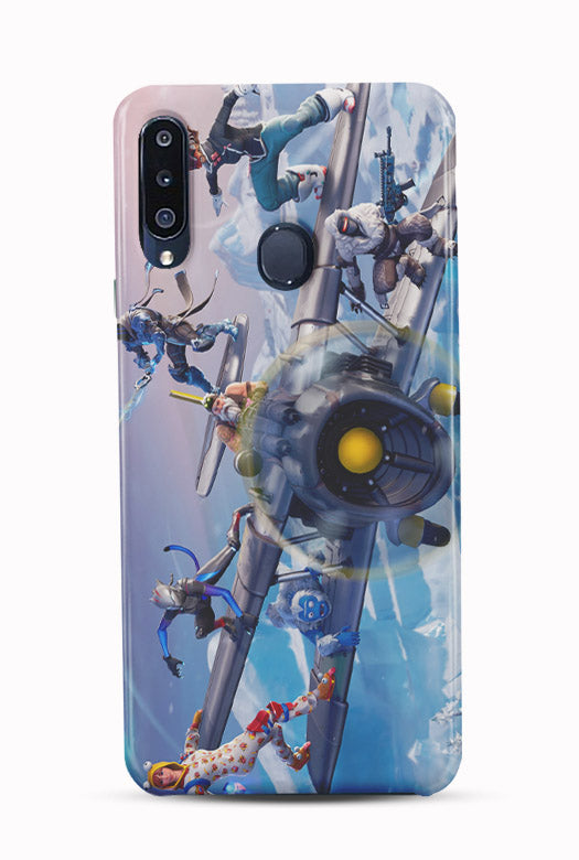 Coque de téléphone Fortnite Samsung Winter Royale (Série A) 