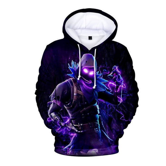 Sweat à capuche Fortnite Raven Lightning 