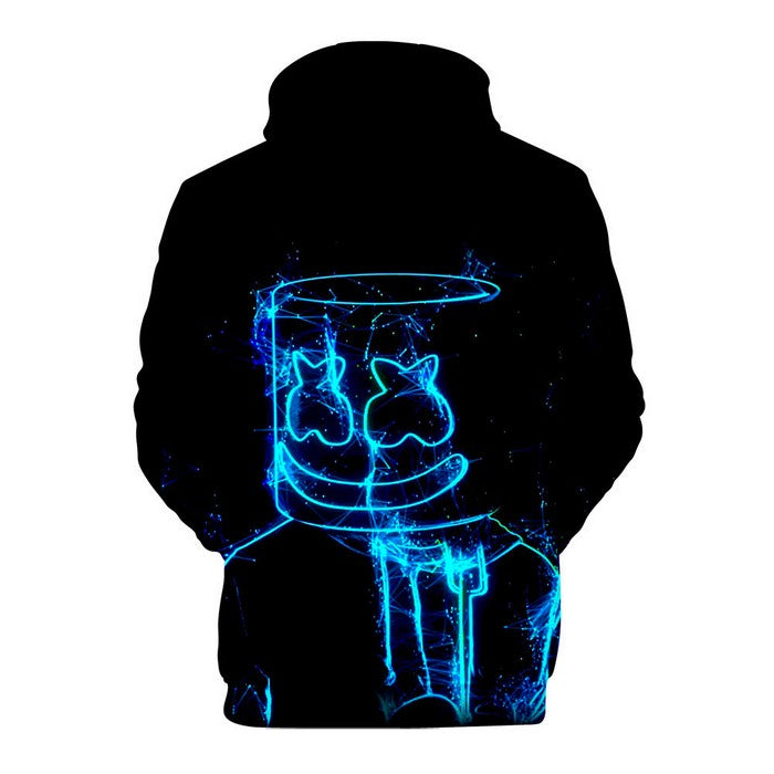 Fortnite Hoodie Neon Marshmello