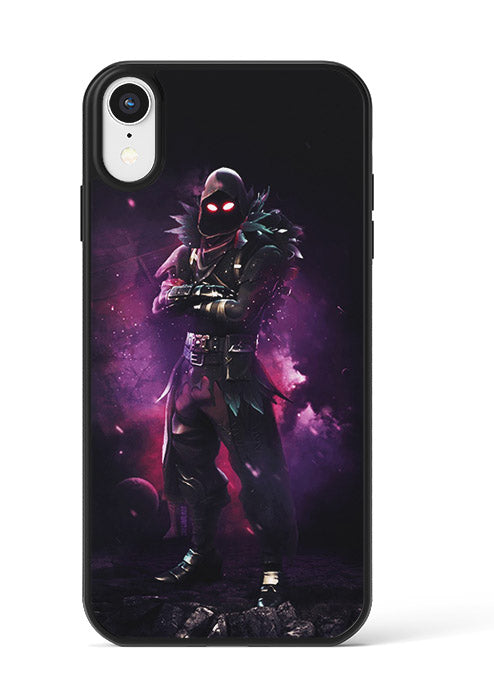 Coque iPhone Fortnite Corbeau Sombre