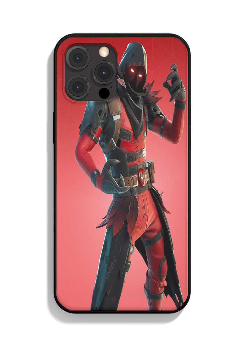 Fortnite iPhone Case Ravenpool Red