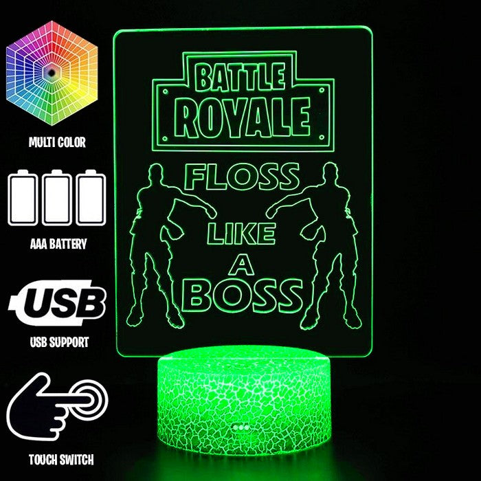 Lampe Fortnite Floss comme un patron