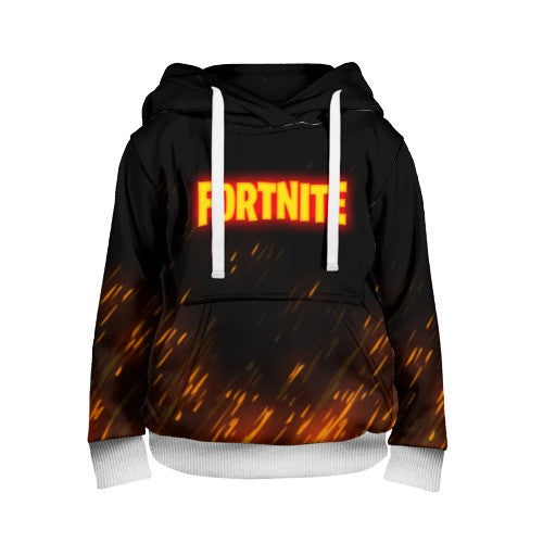 Sweat à capuche noir Fortnite 