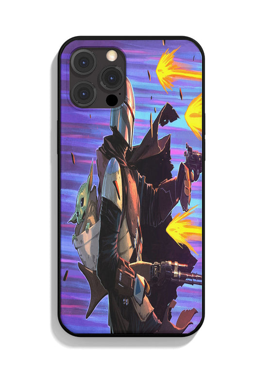 Coque iPhone Fortnite Le Mandalorien