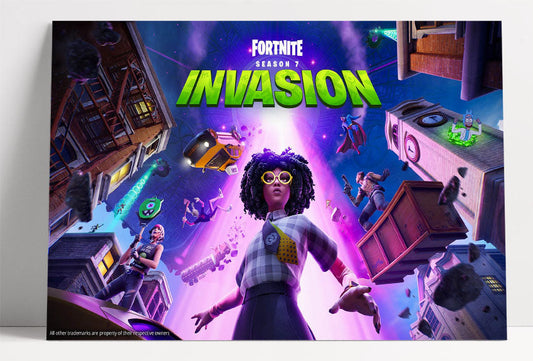 Invasion d'affiches murales Fortnite 