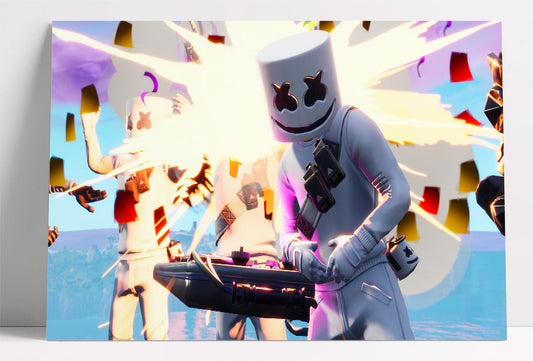 Fortnite Poster Marshmello