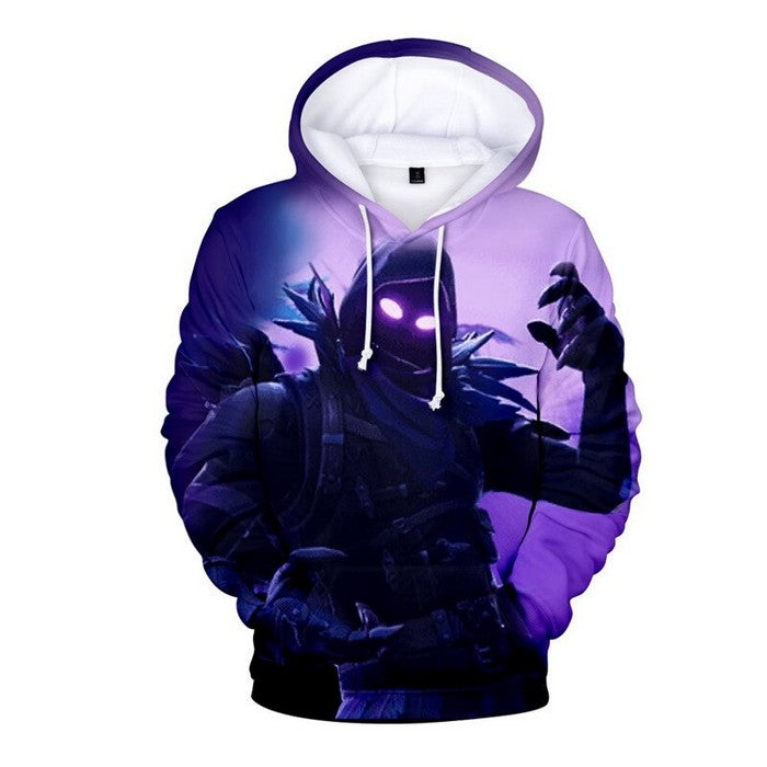 Sweat à capuche Fortnite Corbeau foncé