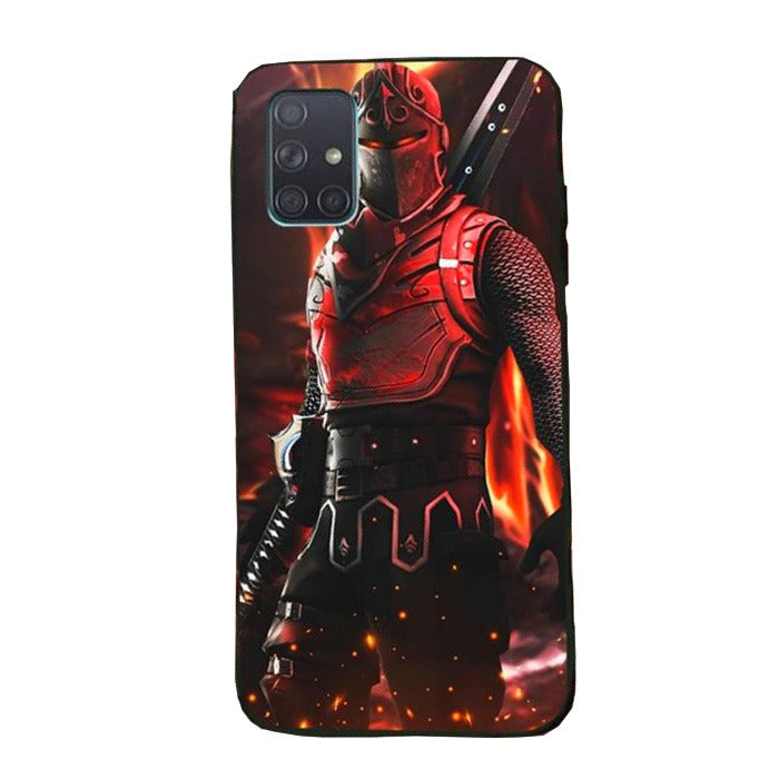 Coque de téléphone Fortnite Samsung Galaxy Chevalier Noir