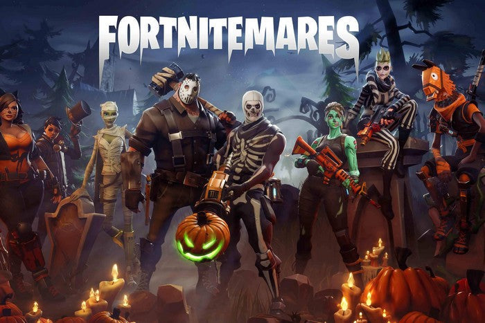 Autocollants Fortnite Halloween PS4