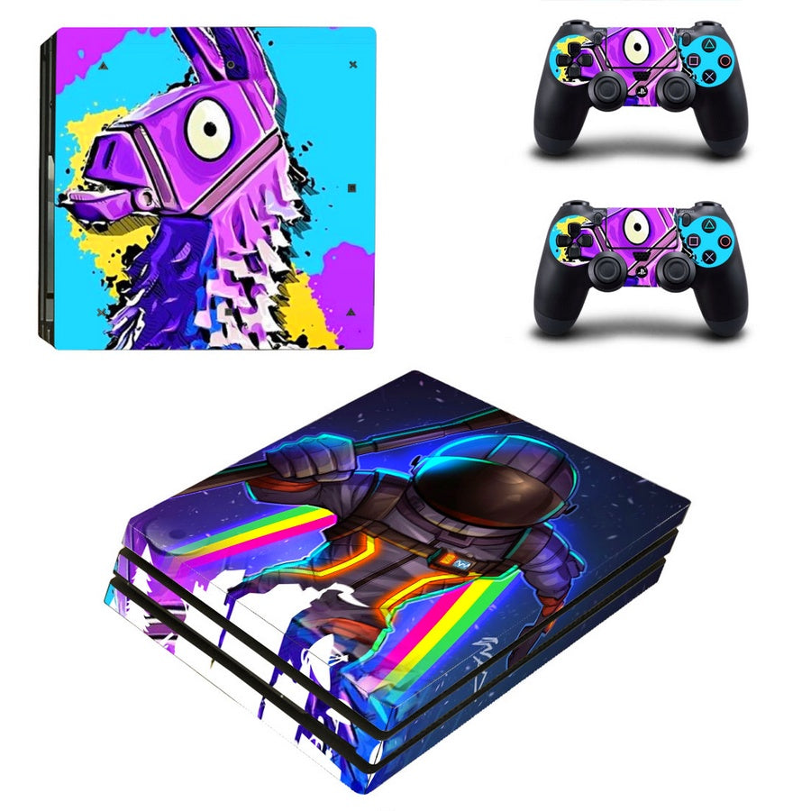 Fortnite Stickers PS4 Llama and Dark Voyager