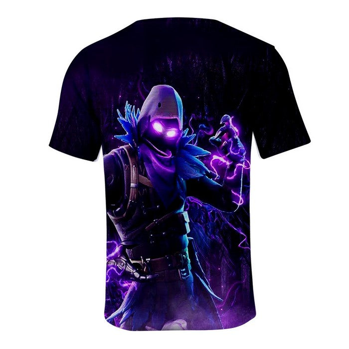 Fortnite T-Shirt Raven Lightning