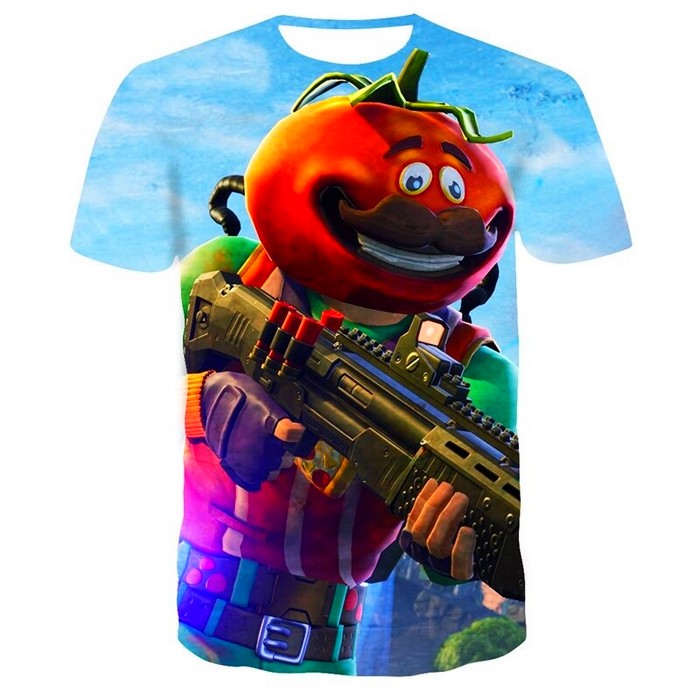 T-Shirt Fortnite Tête de Tomate