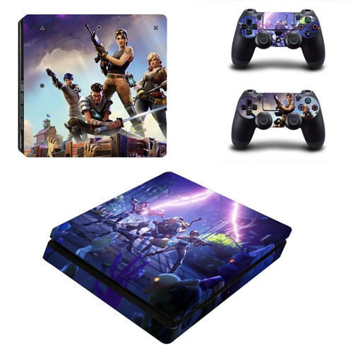 Battle Royale PS4 Slim Skin Sticker Decal for PlayStation 4 Console and Controller Skin PS4 Slim Sticker Vinyl